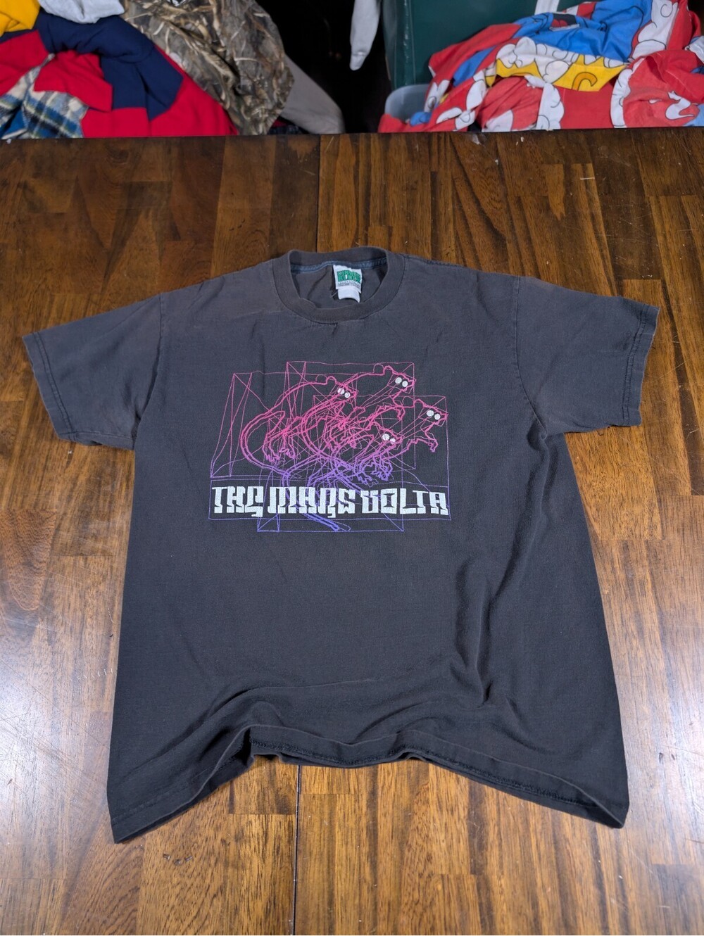 Vintage The Mars Volta Shirt Cinder Block Tag Band Tee Black Size M
